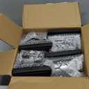 VOLISUN Solar Post Cap Lights Outdoor, Solar Powered Fence Cap Lights for 4x4 Vinyl/Wood, Black Waterproof Solar Deck Post Light 4Pack Cool/Warm for Garden Patio Porch