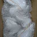 Pinkunn 6pcs Christmas Dove Ornaments Artificial White Peace Dove Hanging Decoration White Resin Birds with Gold String for Christmas Tree Decorations Wedding Cake Centerpieces DIY Decoration