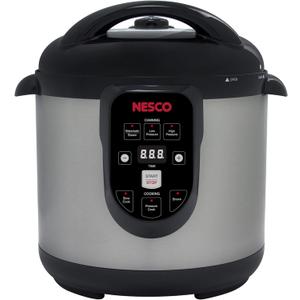 Nesco NPC-9 Smart Electric Pressure Cooker and Canner, Stainless Steel, 9.5 Qt