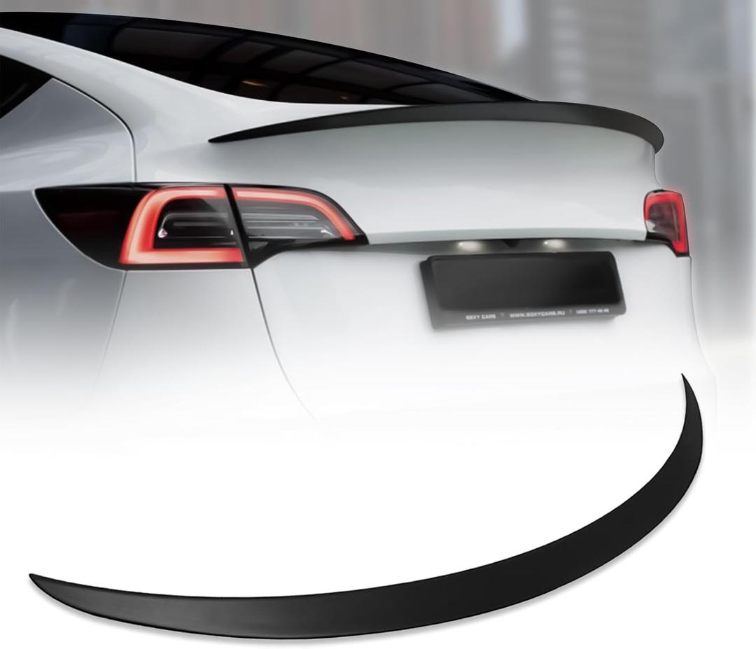 JFN Rear Spoiler Wing for 2020-2024 Tesla Model Y, Upgrade ABS Material OEM Rear Trunk Lip Accessories Trunk Spoiler 2021 2022 2023 20 21 22 23 24, Matte Black
