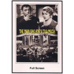 The Man Who Knew Too Much 1934, DVD