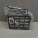 Akro-Mils 24-Drawer Plastic Drawer Storage Cabinet for Garage Organization, Bead Organizer, Building Bricks Storage, Teacher Toolbox, Makeup Organizer, 20" W x 6" D x 16" H, 10724 Black