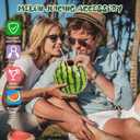 Stainless Steel Watermelon Cutter - Easy To Juice- Watermelon Puncher with Round-Shape Slice - Creative Melon Opener - Making Juicing Accessories