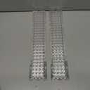 Nuanchu 12 Pieces Cat Deterrent Mat Cat Repellent Mat with Spikes Keep Dogs Off Counter Anti Pet for Outdoor Indoor Plants Garden Sofa Window(16.5 x 3.3 Inch, Clear)