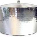 BREKX Insulated Stainless Steel Large Ice Bucket with Lid for Parties, Anchored Metal Ice & Beverage, Champagne Bucket for Extended Chill - 12-Quarts