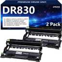 DR830 Drum Unit Compatible for Brother DR-830 Imaging Unit for HL-L2400D HL-L2460DW HL-L2405W HL-L2465DW HL-L2480DW DCP-L2640DW MFC-L2820DWXL MFC-L2820DW Printer (Not Toner,2-Pack)