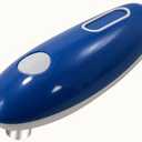 Cooks Professional Electric Can Opener - Redefine Cooking Ease for Seniors & Arthritic Patients with Innovative Hands-Free Operation and One Touch Design (Blue)