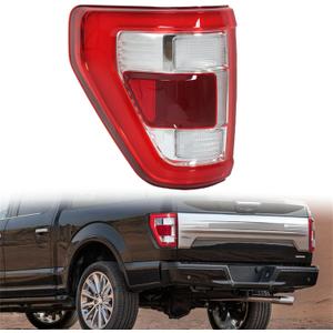 WFLNHB Left Side Tail Light Assembly Repalcement for F150 2021-2023 Driver Side Rear w/Blind Spot Red Lens Rear Brake Lamp ML3Z-13405-D ML34-13B505