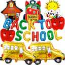 3 x Back to School Balloons 19 Pcs First Day of School Balloons Classroom Decor, 28.3*19.6 inches