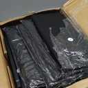 Furologee Nightstand Set of 2, Black Oak, with Charging Station and USB Ports, Side Tables with 2 Fabric Drawers, Bedside Tables with Storage Shelf & Hooks, for Living Room/Bedroom