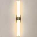 Kalium 33in Modern Wall Sconces, Dimmable Bathroom Vanity Lights, 3000K Warm White LED Indoor Sconces Lighting for Bathroom, Stairs, Living Room, Bedroom. Hardwired.