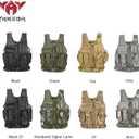 YAKEDA Tactical Outdoor CS Game Vest Adjustable Fit Adult (One Size, Green)