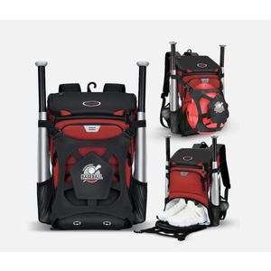 BAGNN Baseball Backpack for Adult and Youth, Large Capacity Lightweight Softball Bag With Shoe Compartment and Fence Hook for TBall Bat & Equipment, Waterproof for Helmet, Gloves