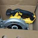 DEWALT 20V MAX Circular Saw, Cordless Sidewinder Style Portable, 6-1/2-Inch Blade, 5150 RPM, 0-50 Degree Bevel Capability, Battery Not Included (DCS391B) (Yellow)