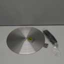 11 Inch Stainless Steel Induction Plate Adapter, Cooktop Heat Diffuser with Detachable Handle,Fire Diffuser for Electric or Gas Stove