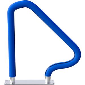 Swimming Pool Handrail Cover, 10 Feet Zipper Slip Resistant Rail Grip for Swimming Pool Hand Railing Cover (Royal Blue)