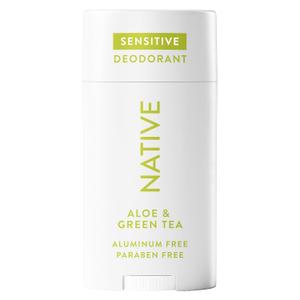 Native Sensitive Deodorant Contains Naturally Derived Ingredients, 72 Hour Odor Control | Deodorant for Women & Men, Aluminum Free with Baking Soda, Coconut Oil and Shea Butter, Aloe & Green Tea