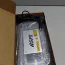 ASPL [Upgraded 5] 48LED Roof Top Strobe Lights, High Visibility Emergency Safety Warning LED Mini Strobe Light bar with Magnetic Base for 12-24V Snow Plow, Trucks, Construction Vehicles (Amber/White)