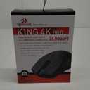 Redragon M916 PRO 3-Mode Wireless Gaming Mouse, Hype-Speed 4K Polling Rate, 49G Ultra-Light 26K DPI Mouse w/Ergonomic Natural Grip Build, Redefinable Macro Buttons, Software Supported (Black)