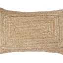 Handmade Braided Natural Jute Cushion Cover for Home Bed Room Living Room Pillow Case Decor Use 2 Pcs  
16x24 Inch