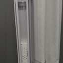 No Drill Cordless TDBU Roman Shades, White, 34x48