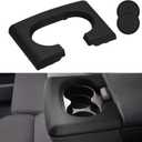 Center Console Cup Holder Replacement Pad Black Compatible with Ford F150 2004-2014 Center Console Cup Holder Pad