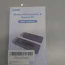 New-Gen Wireless HDMI Transmitter and Receiver, 360FT/110M Wireless HDMI, LED Display, 4K Decode & 1080P Output, Zero Latency, Plug & Play, 5.8+2.4G for Video and Audio to Monitor from Laptop/TV Box