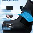 Ankle Foot Ice Pack Wrap for Injuries, Reusable Gel Ice Pack for Hot & Cold Therapy, Cold Therapy Compression Sleeve for Achilles Tendonitis, Plantar Fasciitis, Swelling, Sprained, Pain Relief. Large