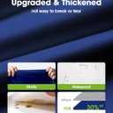 Pureegg Plastic Table Cloth Disposable 10 Pack, 52 x 70 Inch Table Cloths, Patriotic Decorations, Thanksgiving, Veterans Day Tablecloths, Rectangle, Plastic Cover, Waterproof & Sturdy, Navy Blue