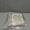 NICETOWN Stripe Linen Curtains 52 x 84 Inch Long for Living Room - Taupe & White Classic Grommet Rustic Drapes, Light Filtering Window Covering for Patio Glass French Door, 1 Pair