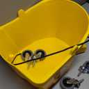 26 qt Mop Bucket Combo - Side Press Wringer, Polyethylene, Yellow