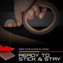 WANDER CAMP Metal Mounts Jeep Duck Holder for Dash - 11 Prong Rustproof, Aluminum Displays & 3M Tape for 4x4 Rubber Ducks with Nonslip, Tapered Pegs - Landing Pad Jeep Gifts Dashboard - 2 Pack