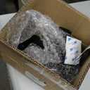 AINAFIX J Hooks for 2" x 2" Power Rack with 1" Hole, Rubber Pad J-Hook for Power Cage, Bottom Reinforced Steel J Cups for Squat Rack, Heavy Duty Barbell Holder, Black