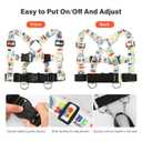 Safety Walking Harness and Leash for Autism & Special Needs Kids Ages 6-12 with Easy-Adjust Tether + Emergency Grab Handle for Wandering Prevention & Calm Outdoor Adventures