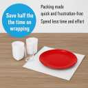 100 Pack Foam Sheets, DAT 12" x 12", 1/16" Thickness, Foam Wrap Cushioning Material, Moving Supplies for Packing Storage and Shipping