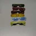 Eyegla Sunglasses Bulk Rectangle Sunglasses Party Favor 90s Glasses Shades Sunnies for Women 6/8/10Pack (6 Pack, Mix Color)