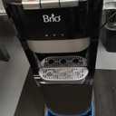 Brio Bottom Loading Water Cooler Dispenser for 5 Gallon Bottles - 3 Temperatures with Hot, Room & Cold Spouts, Child Safety Lock, LED Display with Empty Bottle Alert, Stainless Steel