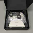 ManbaOne Interactive Screen Wireless Gaming Controller for PC/Switch/Switch 2/iOS/Android,Hall Effect Stick & Trigger,RGB Lighting,Remappable Buttons,1800mAh with Charging Dock (White)