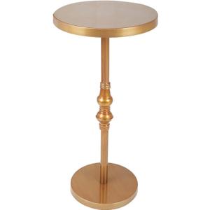 Modern Rustic Pedestal Table Antique Side Drink Tables - Farmhouse for Home Dcor - Accent Side Tables Living Room, Hall & Bedroom Decorating Smaller Living Areas Corners, and Office -12X12X25 Inch