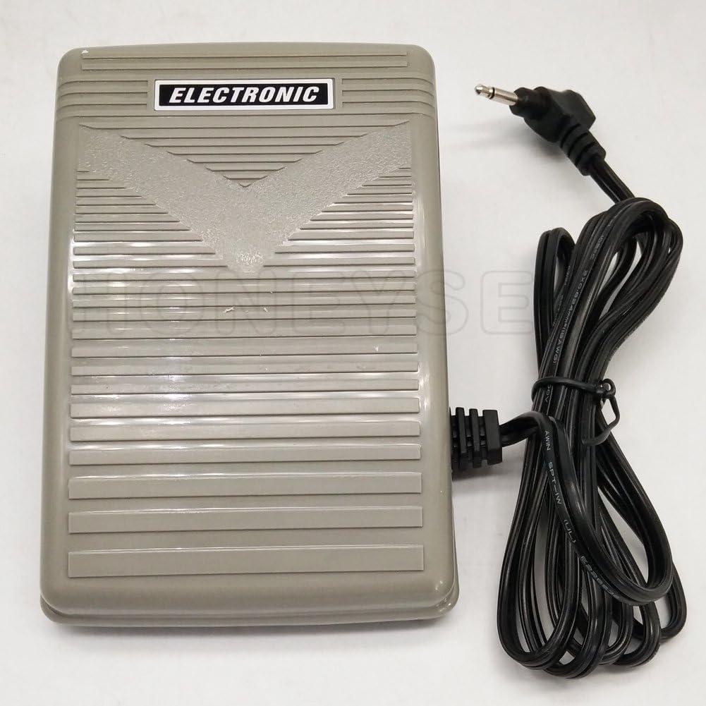 HONEYSEW Foot Control Pedal and Power Cord for Singer Sewing Machine 7412, 7422, 7424, 7425, 7426, 7427, 7428, 7429, 7430, 7431, 7432, 7433, 7434, 7435