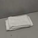 BGment White Linen Semi Sheer Curtains 84 Inch Length for Living Room - Rod Pocket Light Filtering Drapes for Bedroom Dining Long Window Treatments Lightweight, 2 Panels Set, 52 X 84 Inch