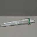 White Tension Curtain Rod for Windows 28 to 48 inch, Adjustable Expandable Pressure Spring Curtain Rod No Drilling, 7/8" Curtain Rod for Bedroom Doorway Closet Door