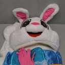 Easter Party Rabbit Costume Bunny Costume Plush Halloween Animal Mascot Costume, One Size