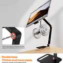 Vertical Portable Monitor Stand for 4-17.3 Inch Screen, Tablet Stand Holder for iPad,Kindle, VESA Mount Monitor Stands, Universal Expandable Display Base Height Adjustable Up to 15.5''