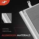 A-Premium Air Conditioning A/C Condenser Compatible with Subaru Forester 2019-2021 H4 2.5L, Replace# 73210SJ000