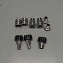 Twinkle Star Pressure Washer Adapter Set, Stainless Steel Quick Disconnect Kit, M22 14 mm Quick Connect Swivel to 3/8'' Quick Connect Fittings, 3/4" to Quick Release 9 Sets