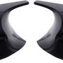 Door Side Mirror Covers Mirror caps for Cars Rear View Cap for 3-Series E90 E92 E93 Sedan Pre-LCI 2005-2007 (Glossy Black)