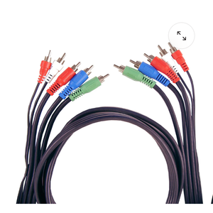 Cable with RCA-Type Connectors, Black