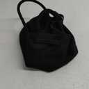 Makukke Faux Suede Tote Bag for Women, Hobo Handbag Women Vintage Shoulder Bag Purse for Work Office Travel (Black-medium-suede)