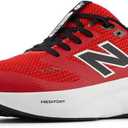 New Balance Unisex-Child Fresh Foam 625 V1 Lace-up Running Shoe (4 Big Kid, True Red/Black/White)